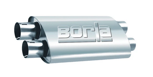 Borla 400287  Pro Xs Muffler Dual/Dual Oval 19" X 4" X 9.5" 2.25 In/Out 2.25"