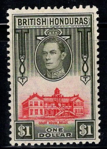 British Honduras 1938 Mi. 121 Nuovo ** 100% 1, Giorgio VI, Paesaggi