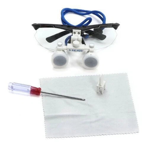 Optimize Precision with Dental Loupes - 3.5x Magnification and 420mm Optical