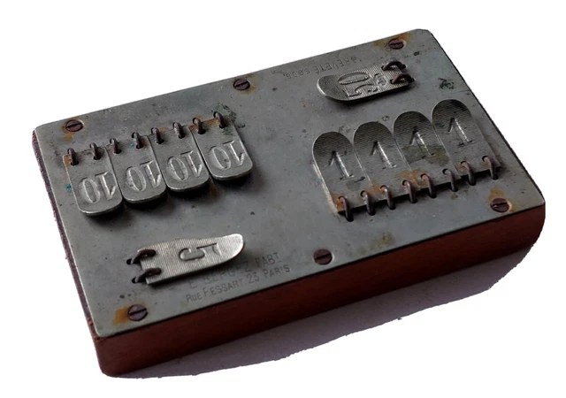 Ancien Marqueur ,Compteur de Points Jeux de Cartes Bridge