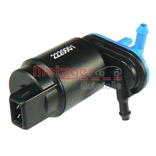 Pompe à Eau Metzger 2220003 - Nettoyage Pare-Brise, Compatible Fiat Ducato, Opel Astra, Etc.