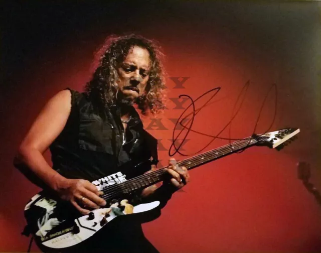 Kirk Hammett of Metallica Autographed Signed 8x10 Photo Reprint