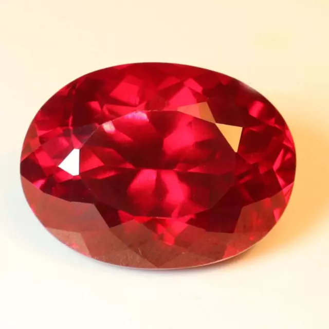 Exclusive 20.45Ct Natural Stunning Burma Red Ruby Oval Cut VVS Unheated Gemstone 2