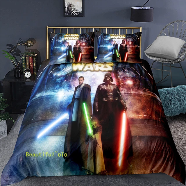 STAR WARS Lightsabers Single/Double/Queen/King Bed Quilt Duvet Doona