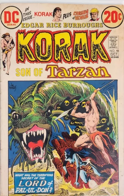 DC Comics Korak Son Of Tarzan #48 October 1972 Boarded & Bagged Free Shipping