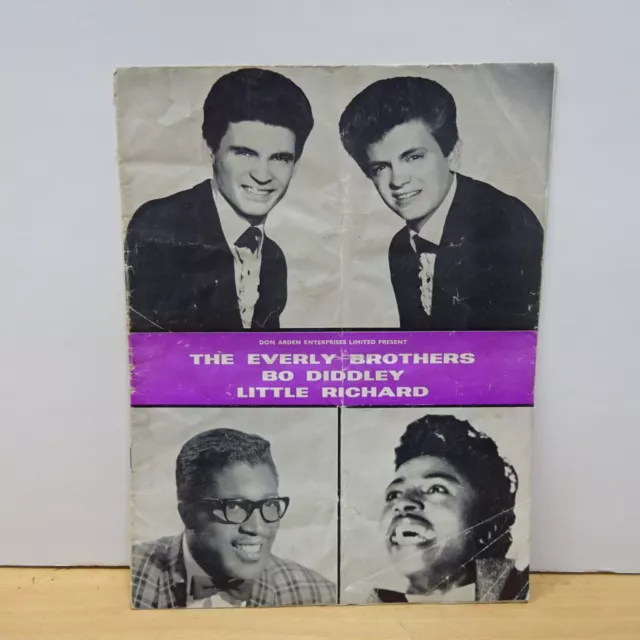 EVERLY BROTHERS BO DIDDLEY LITTLE RICHARD ROLLING STONES Concert Tour Programme