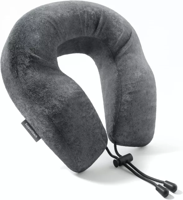 Luxury Travel Pillow - Lasting Comfort Premium Memory Foam Neck Pillow