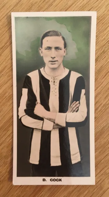 Notts County Player Trade Card by Thomson 1923 Series Anon. Editors Compliments