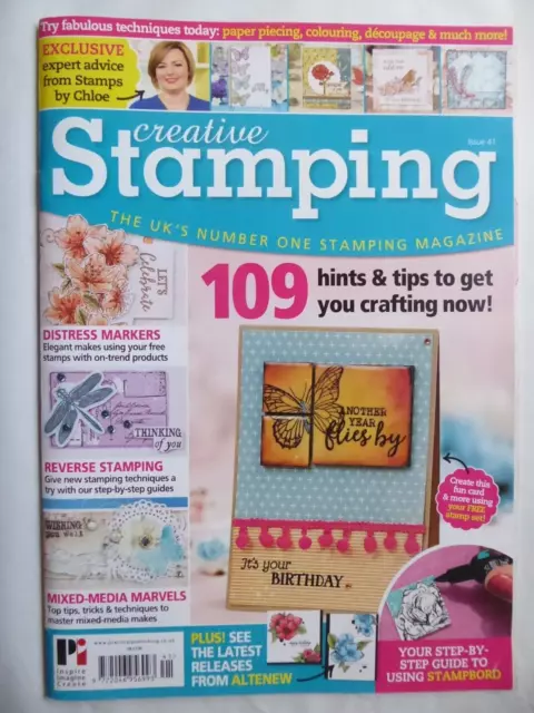 Creative Stamping Magazine,  Issue 41,  Includes  Stamp Set