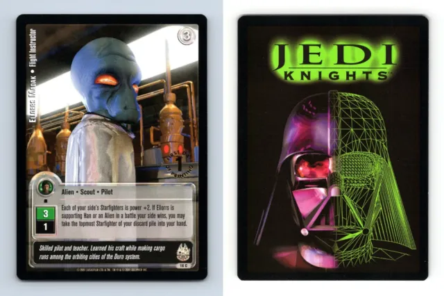 Ellorrs Madak #16C Jedi Knights 1st Day Printing 2001 Common TCG Card