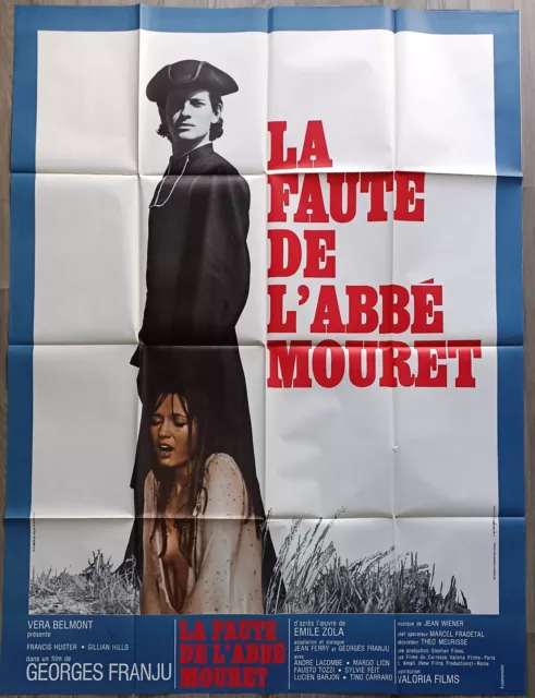 La Faute De L'abbé Mouretgeorges Franju/Émile Zola/Affiche De Cinéma 120X160 Cm