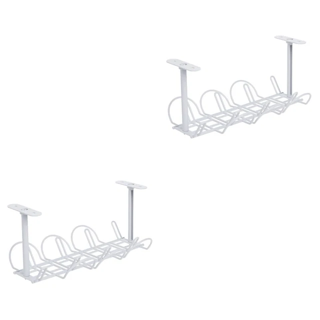 2 Set Kabelkorb Unter Schreibtisch Desk Wire Management Kabelkanäle Büro