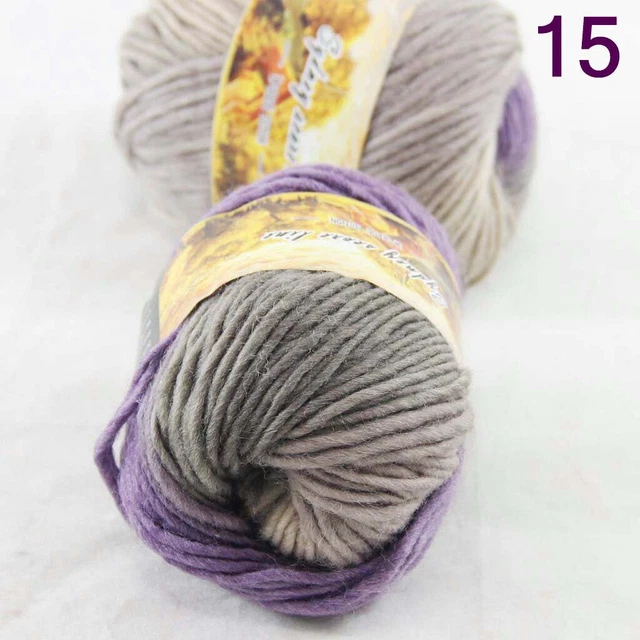SALE 2BALLSX50G CHUNKY Soft Needle Hand Knitting Blanket Scores Wool