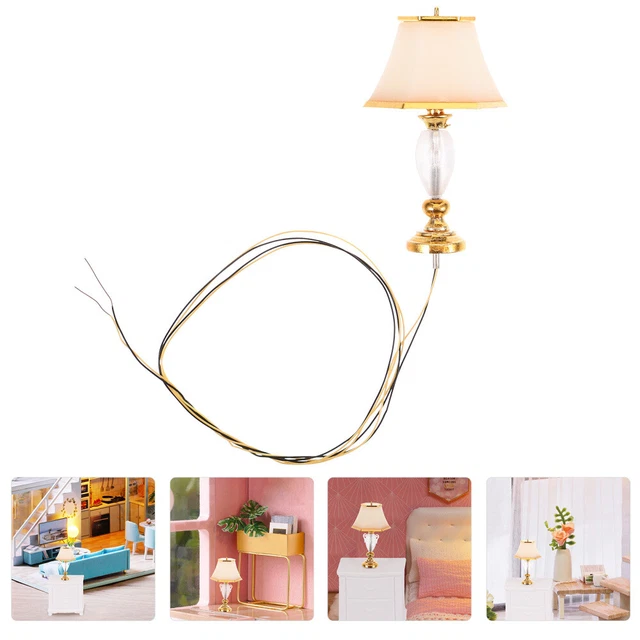 Lampe Pour Maison De Poupée échelle 1:12 - Faite Main UK - Neuf (non Fonctionnelle)