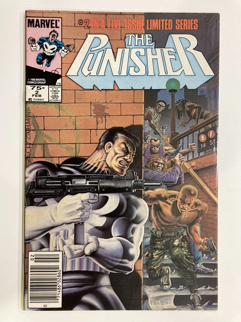 The Punisher (1986) Limited Series #2 Mike Zeck Cover HIGH GRADE NEWSSTAND!
