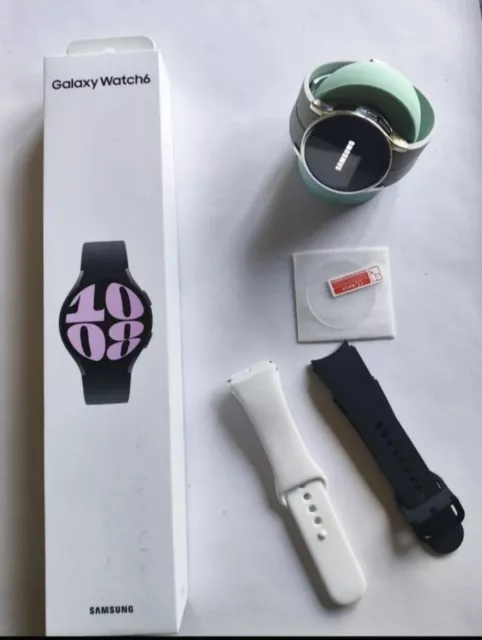 Samsung Galaxy Watch6 SM-R930 40mm Caja de Aluminio Correa Deportiva + EXTRAS