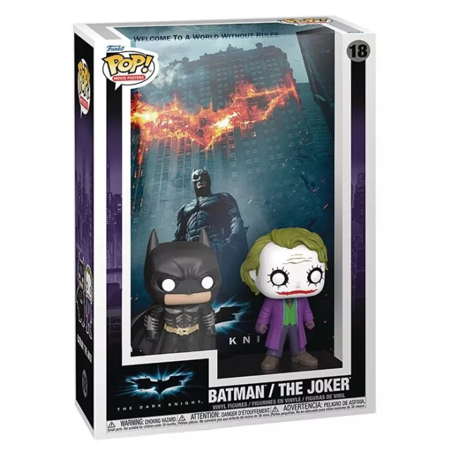 Funko Pop ! Dc Movie Posters Batman Il Cavaliere Oscuro - (18) Dark Knight Joker