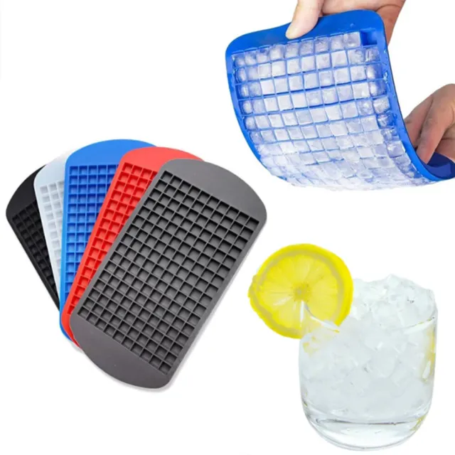Food Grade 160 Grids Mini Ice Cubes Ice Cube Tray Ice Maker Small Square Mold