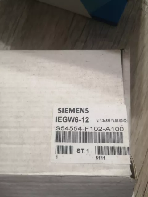 Siemens Sintony Vanderbilt IEGW6-12 Transponder Neuf