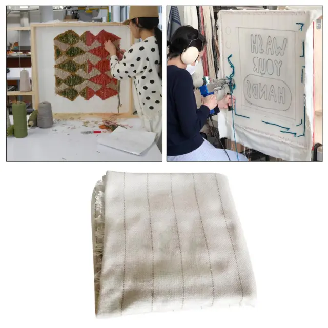 Punch Needle Monk Cloth Tufting Cloth Líneas marcadas para la fabricación