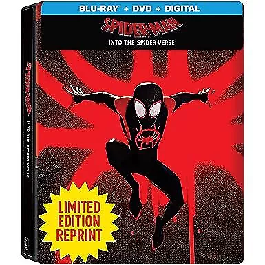 New Steelbook Spider-Man: Into The Spider-Verse (DVD + Blu-ray + Digital)