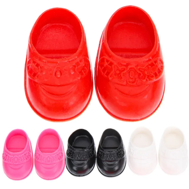 4 Pairs Clothing Flat Shoes Decor for Home Girls Doll Accessories