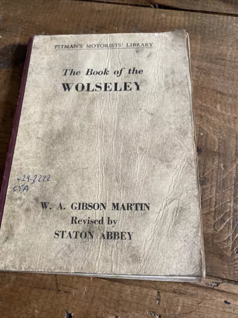 The book of the Wolseley (7th edition)