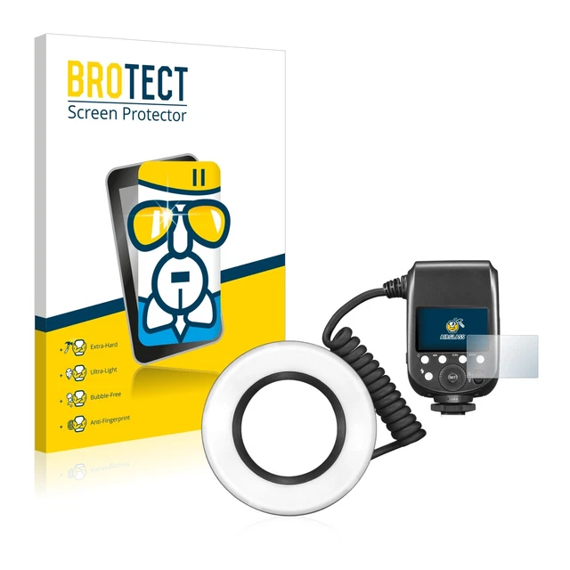 Lámina de vidrio blindado BROTECT para Godox MF-R76 lámina de vidrio protectora 9H lámina blindada