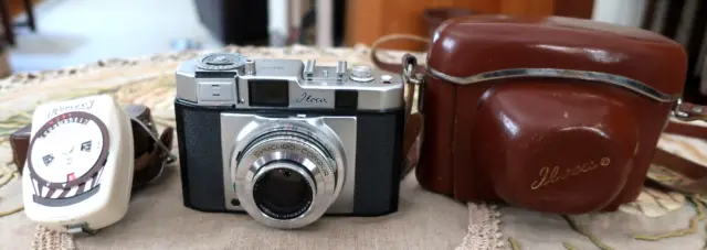 Iloca Rapid IIL Camera with Rodenstock Heligon 50mm f 1:2 Lens, Case, & Horvex 3