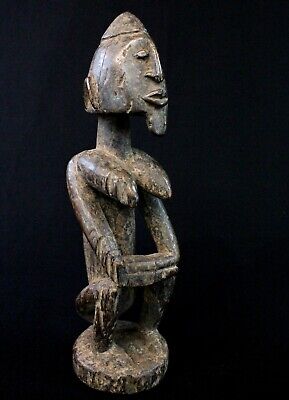 Arte Africana Arts Primeros Clásico - Estatua de Madera Dogon - Mali - 30 CMS