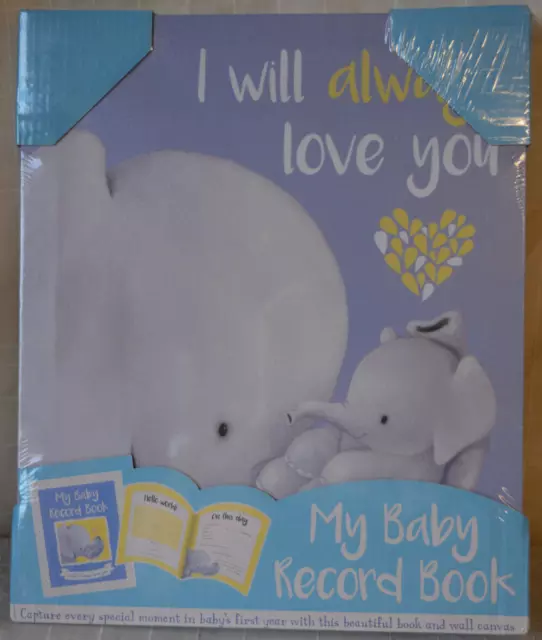 My Baby Record Book and Wall Lona Elephant 2016 (aproximadamente 12"" x 10")