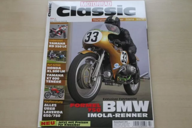 1) Motorrad Classic 02/2012 - BMW Formel 750 Imola mi - Yamaha RD 350 LC YPVS m