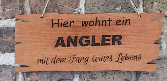 Schiefertafel Türschild 'Hier Wohnt Ein Schmied Mit Seinem Goldstück' – 22x16 Cm, Mit Juteband, Wetterfest