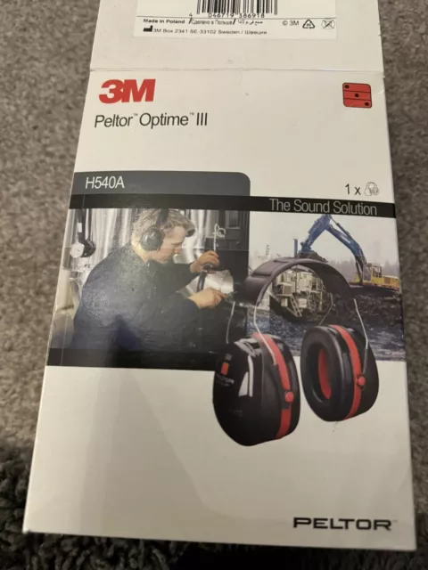 3m peltor optime iii 3 Ear Defenders Boxed Brand New