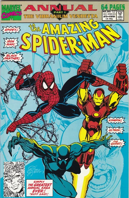 Amazing Spider-Man #25 Annual Marvel Comics 1st Venom solo story 1991 NM