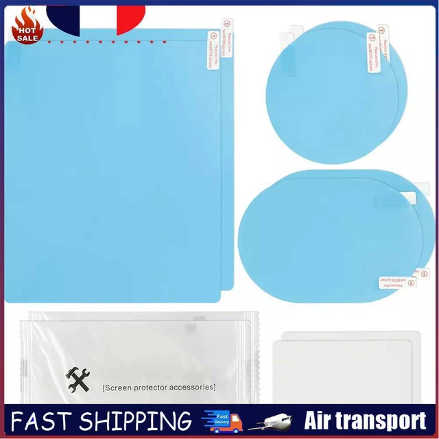 6pcs Car Door Rearview Mirror Window Anti Fog Protective Film Auto Accessories