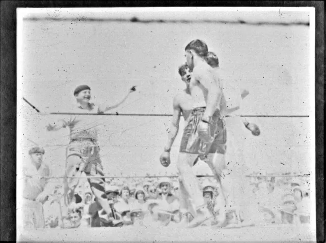 NEGATIVE Max Baer v Paolino Uzcudun END OF FIGHT July 4 1931 Reno NV
