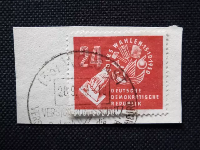 DDR 1950 RR  Mi 275  FDC (A) 28.09.1950 SST  auf Briefpapier  hoher KW (D69)