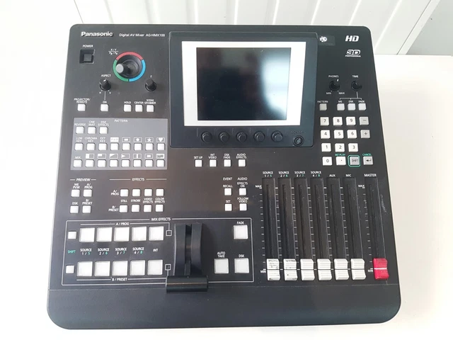 Panasonic Ag-Hmx100E Hd-Sdi Mixer Switcher Hdmi Xlr Audio Dvi In Out