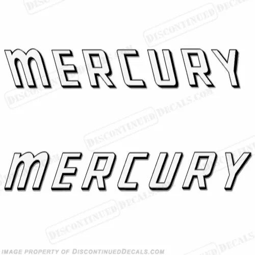 Fits Mercury 1959 Mark 35A White Decals