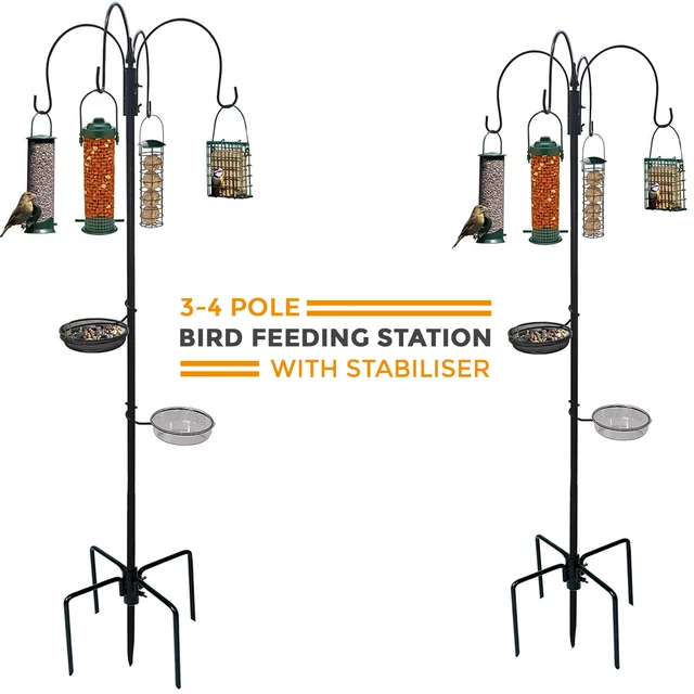 WILD BIRD GARDEN Feeding Station Water Bath Table Hanging Feeder