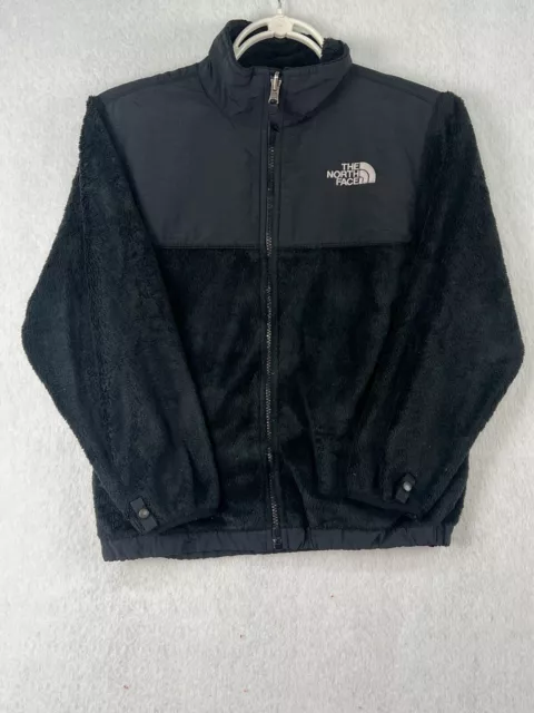 The North Face Denali Jacket Long Sleeve Full Zip Black Youth Girls Sz M