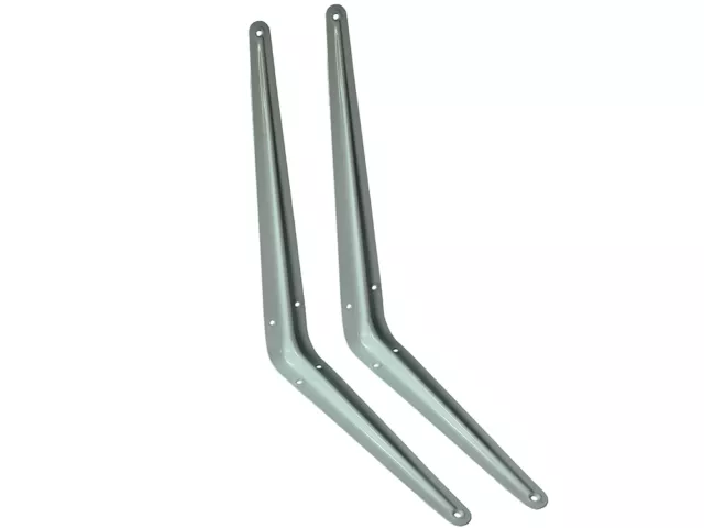 24 OF London White 10 Inch X 12 inch 250Mm X 300Mm Shelf Support Brackets