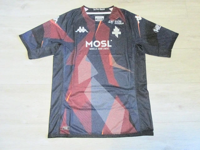 Maillot Fc Metz Maillot Kombat Home Garçon FC Metz 24/25 KAPPA Maillot De Foot Kappa Kombat Homme