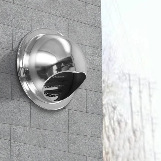 ZVD-Acier Inoxydable Rond Grille De Ventilation De Tuyau D'échappement