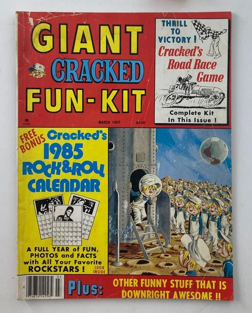 VTG GIANT CRACKED Magazine March 1985 Rockstars Calendar 2.0 GD Good No  Label $25.17 - PicClick