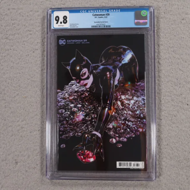 Catwoman #39 2022 Sozomaika 1:25 Ratio Variant Black 1st Printing CGC 9.8
