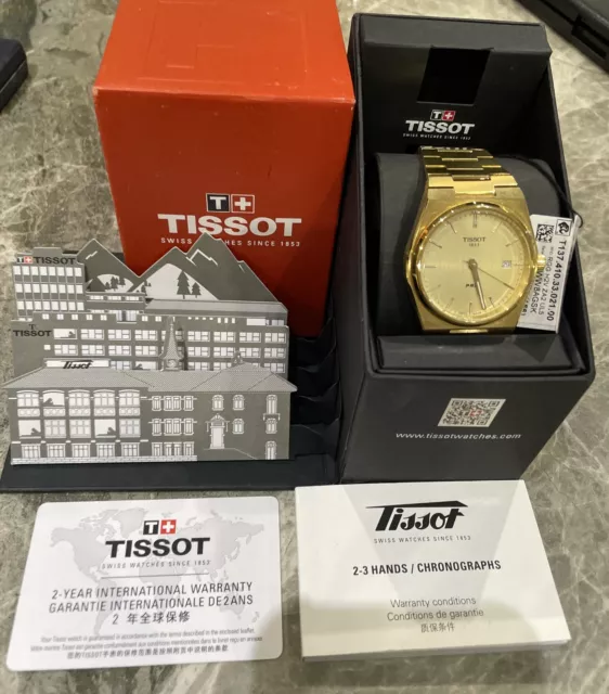 Tissot PRX  Gold Plated Men's Watch - T137410A