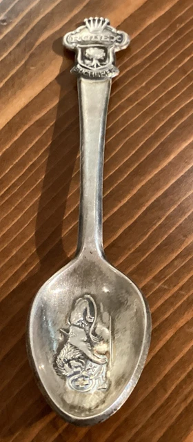 *Vintage  Rolex Bucherer Switzerland Souvenir Collector Spoon Silver plate cb69M