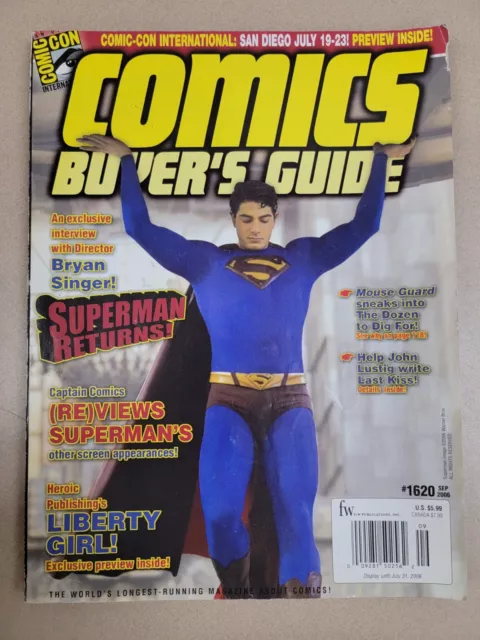 Comic Buyer's Guide #1620 September 2006 By Krause Publications